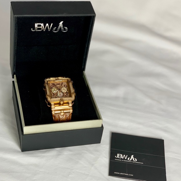 JB-6215-238-D "Phantom" Rose-Gold Diamond Watch - Picture 5 of 10